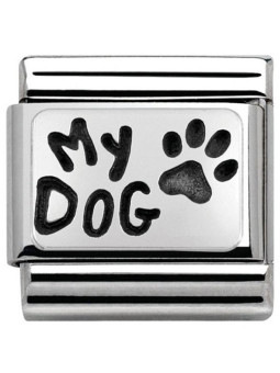 Maillon Nomination classic Argent My Dog