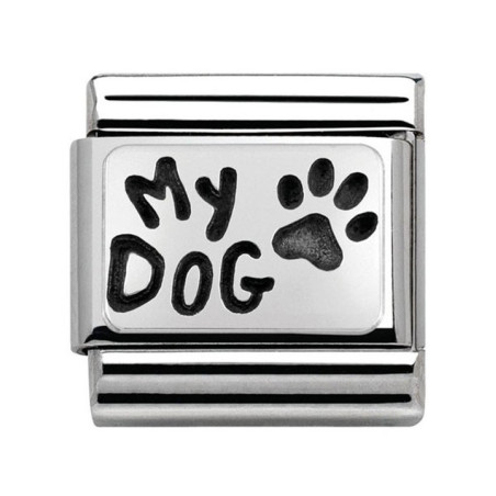 Maillon Nomination classic Argent My Dog