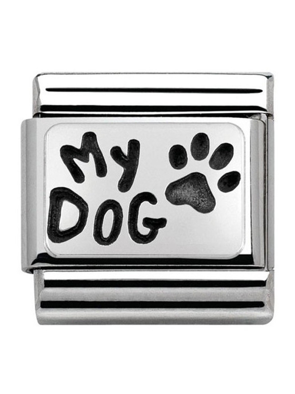 Maillon Nomination classic Argent My Dog