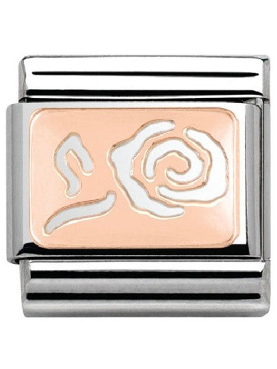 Maillon Nomination classic rose Or rose