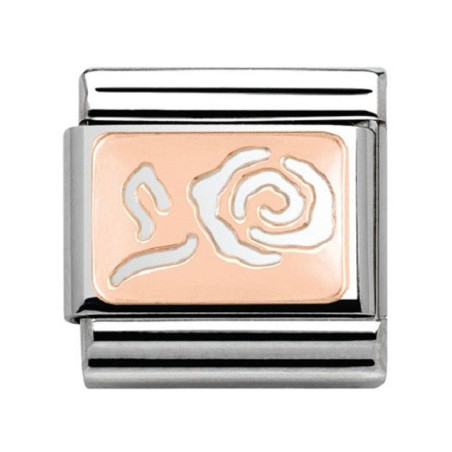 Maillon Nomination classic rose Or rose