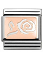 Maillon Nomination classic rose Or rose