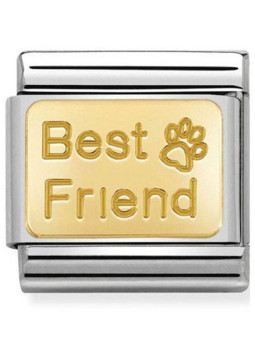 Maillon Nomination classic best friend en or