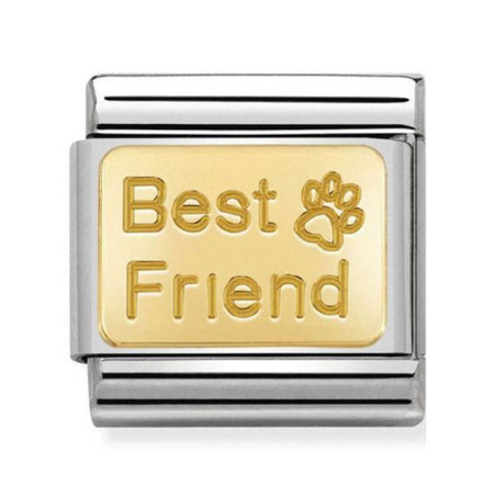 Maillon Nomination classic best friend en or
