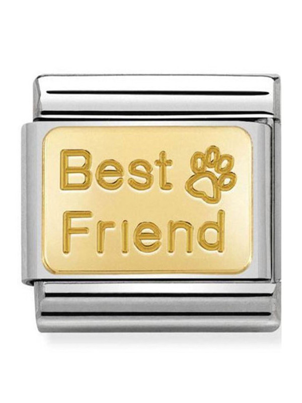 Maillon Nomination classic best friend en or
