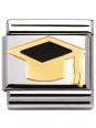 Maillon Nomination classic chapeau diplôme