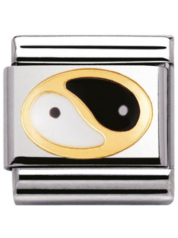 Maillon Nomination classic yin et yang