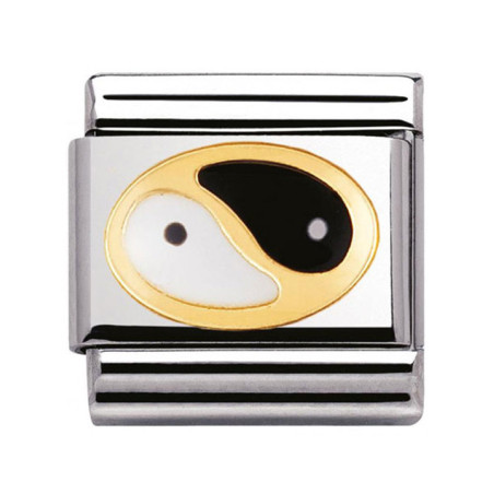 Maillon Nomination classic yin et yang