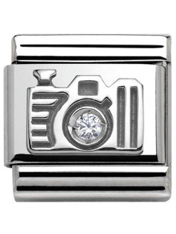 Maillon Nomination classic Argent appareil photo