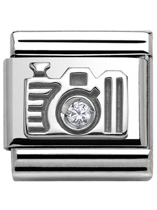Maillon Nomination classic Argent appareil photo