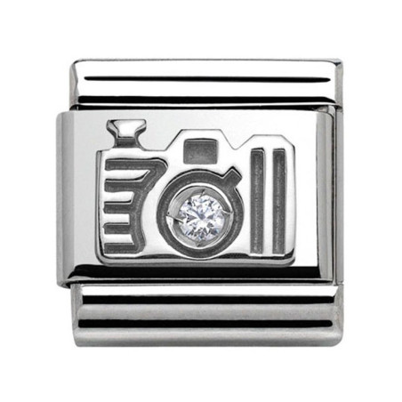 Maillon Nomination classic Argent appareil photo