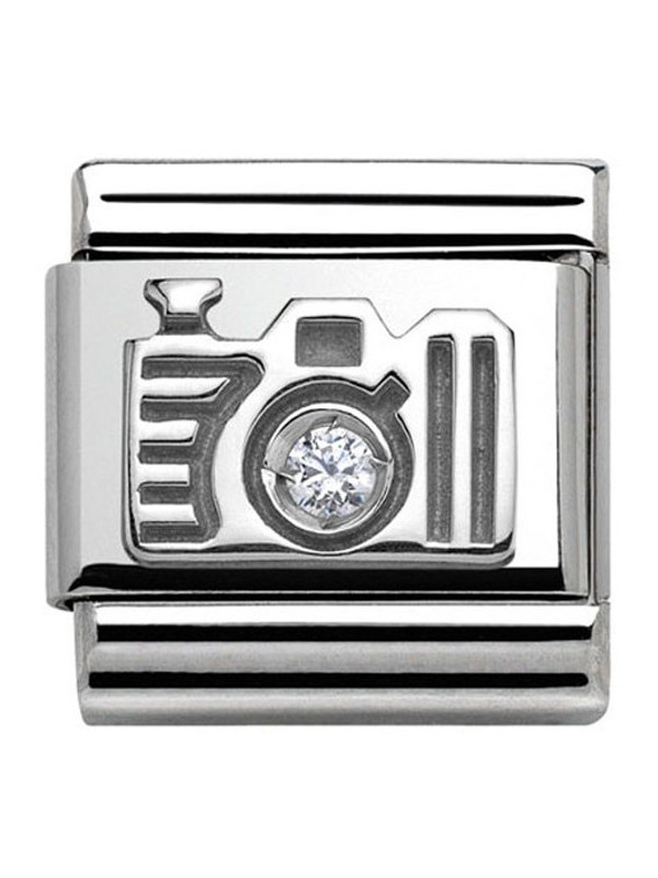 Maillon Nomination classic Argent appareil photo