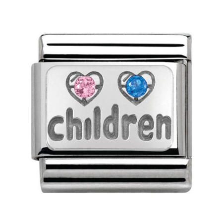 Maillon Nomination classic Argent garçon/fille