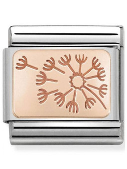 Maillon Nomination classic pissenlit Or rose