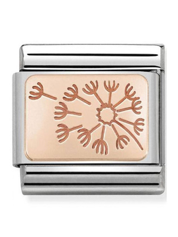 Maillon Nomination classic pissenlit Or rose