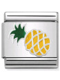 Maillon Nomination classic ananas en Argent