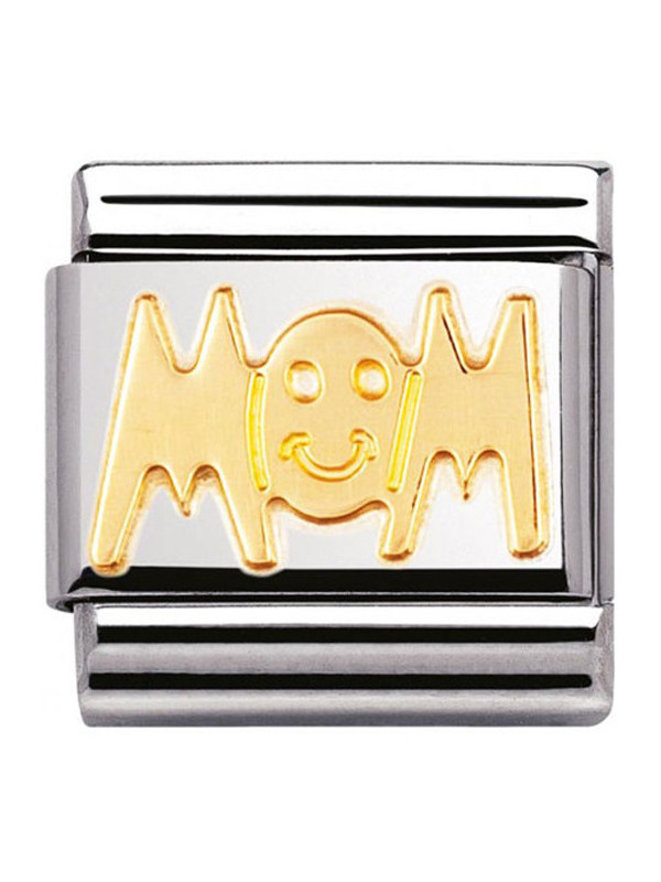 Maillon Nomination classic mom en Or