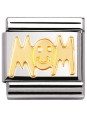 Maillon Nomination classic mom en Or