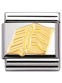 Maillon Nomination classic livre en Or