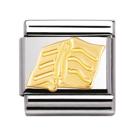 Maillon Nomination classic livre en Or