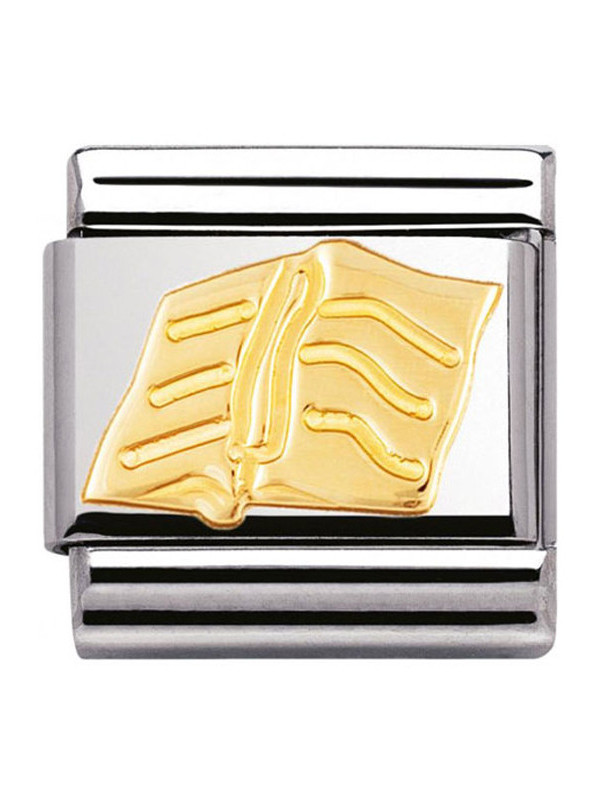 Maillon Nomination classic livre en Or