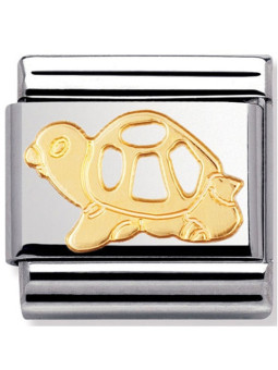 Maillon Nomination classic Tortue en Or