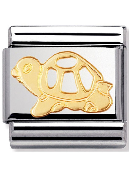 Maillon Nomination classic Tortue en Or