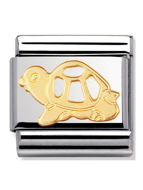 Maillon Nomination classic Tortue en Or