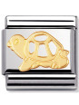 Maillon Nomination classic Tortue en Or