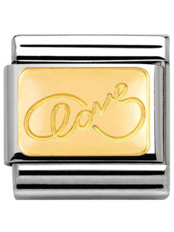 Maillon Nomination classic love gravé