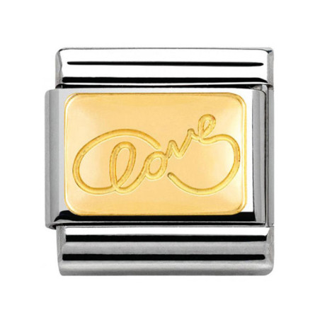 Maillon Nomination classic love gravé