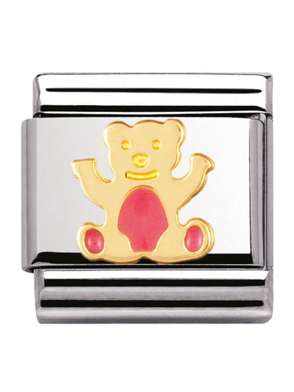 Maillon Nomination classic ourson en Or
