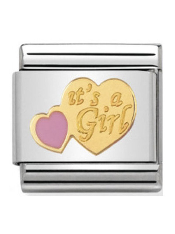 Maillon Nomination classic c'est une fille en Or