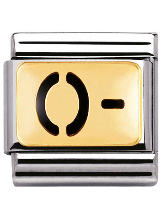 Maillon Nomination classic groupe sanguin O-