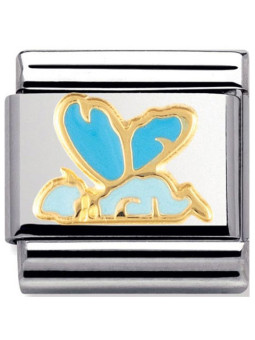 Maillon Nomination classic bébé bleu