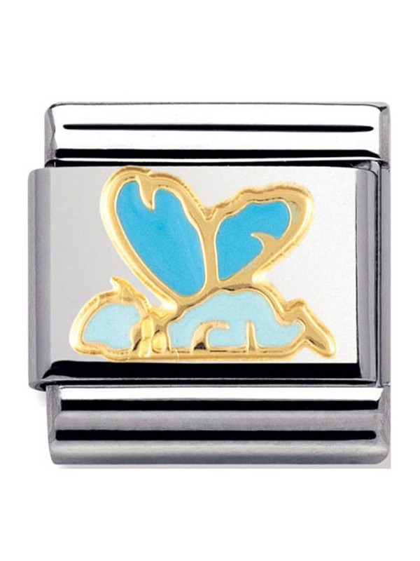 Maillon Nomination classic bébé bleu