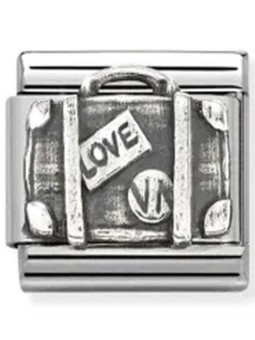 Maillon Nomination classic voiture en Argent