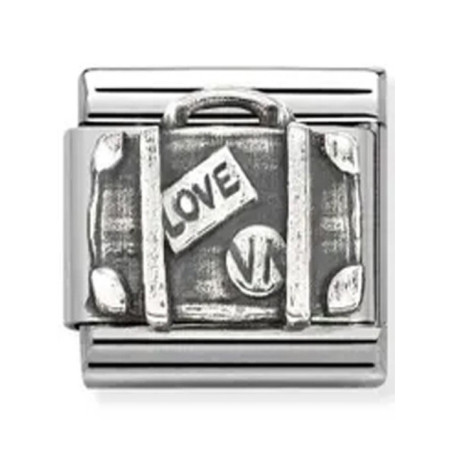 Maillon Nomination classic voiture en Argent