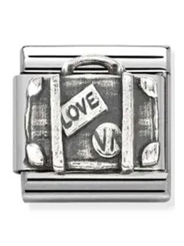 Maillon Nomination classic voiture en Argent