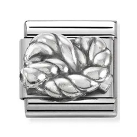 Maillon Nomination classic symbole de l'infini en Argent