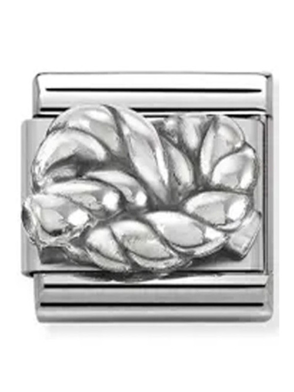 Maillon Nomination classic symbole de l'infini en Argent