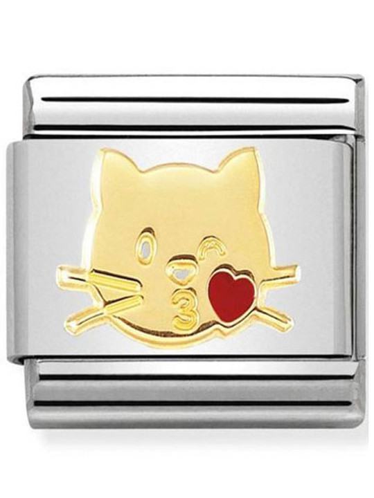 Maillon Nomination classic chat bisou