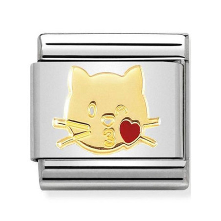 Maillon Nomination classic chat bisou