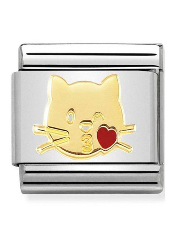 Maillon Nomination classic chat bisou