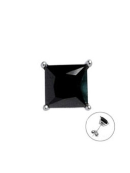 Boucle d'oreille homme argent très grand modèle