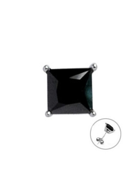 Boucle d'oreille homme argent très grand modèle