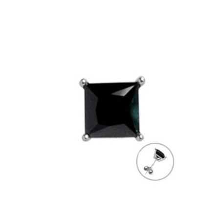 Boucle d'oreille homme argent très grand modèle
