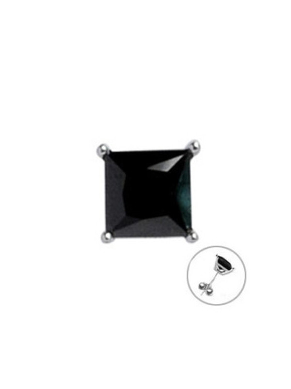 Boucle d'oreille homme argent très grand modèle