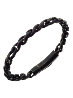 Bracelet All Blacks acier noir
