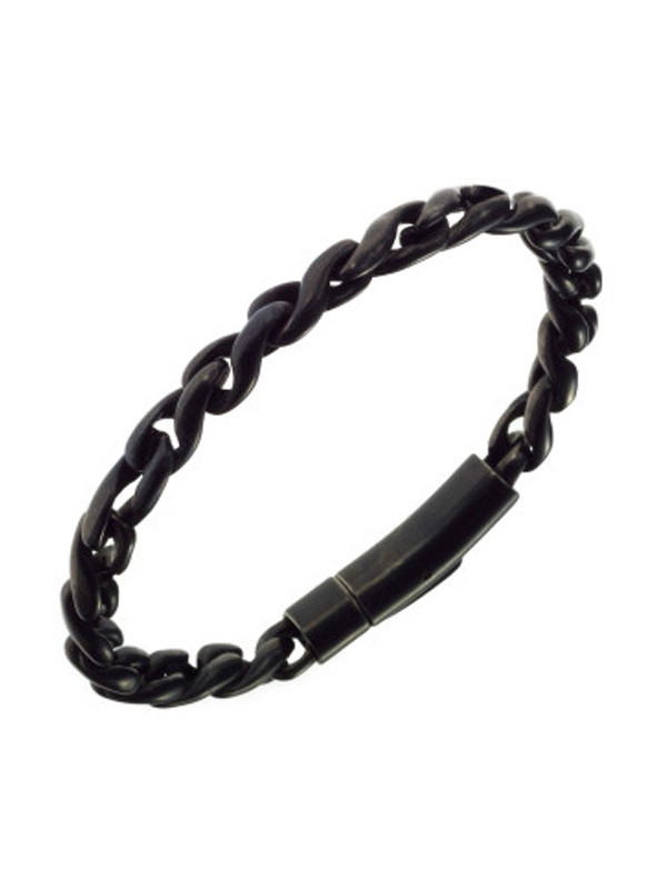 Bracelet All Blacks acier noir